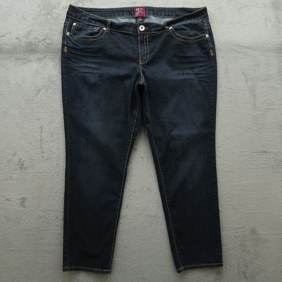 Torrid Jeans Women's Size 26S Blue High-Rise Skinny Denim Pants 30" Inseam - Picture 1 of 13